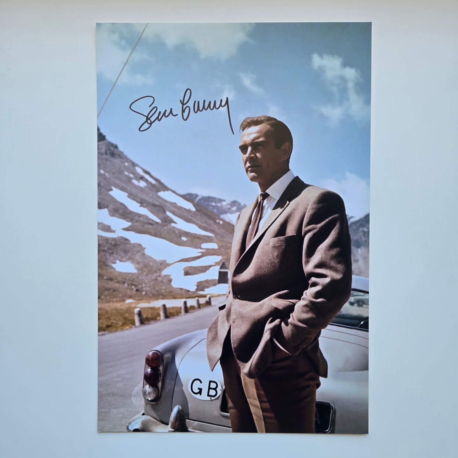Sean Connery, James Bond 20x30 cm Boyutunda Islak İmzalı Fotoğraf (Ömür Boyu COA)