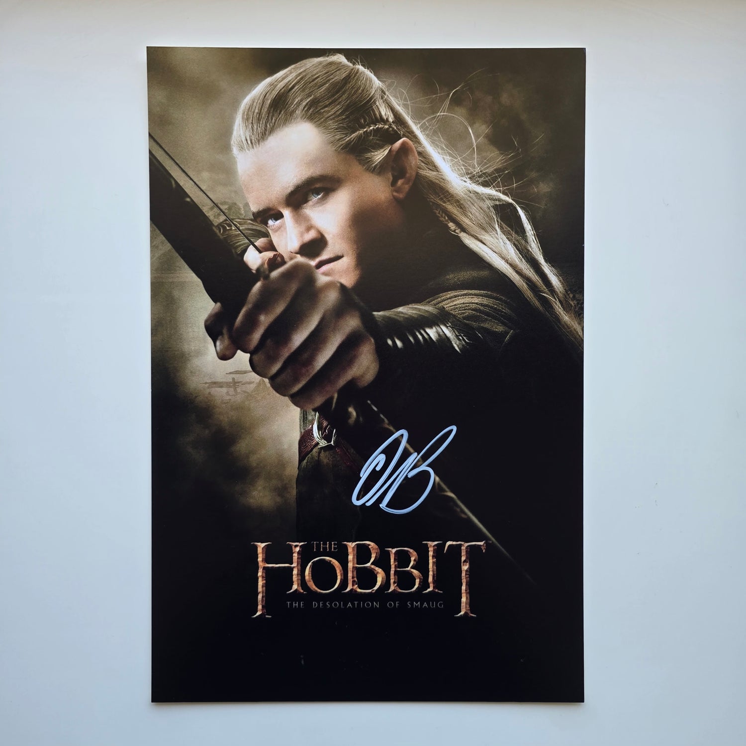 Orlando Bloom 20x30 cm Boyutunda Islak İmzalı Fotoğraf (Ömür Boyu COA)