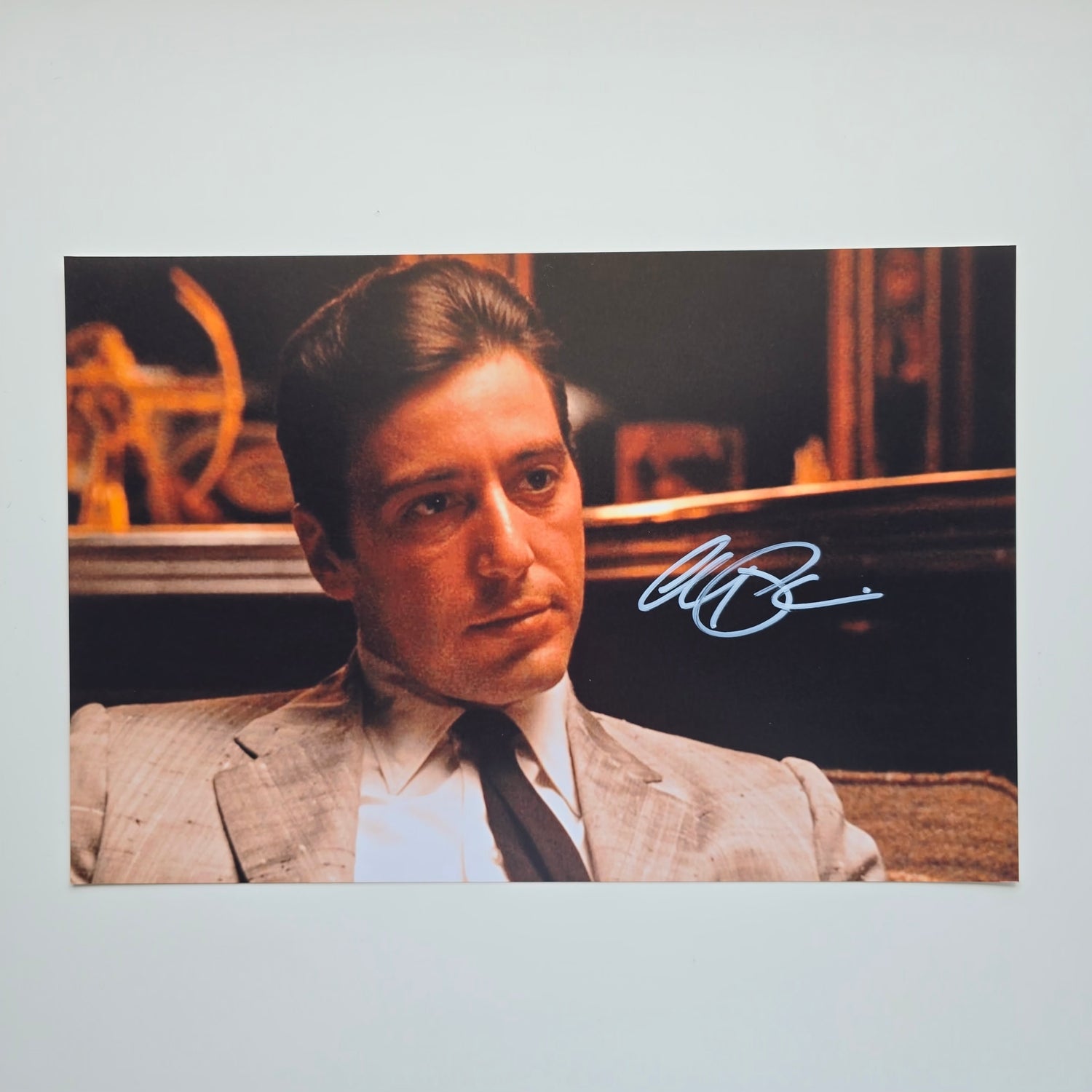 Al Pacino, Godfather 20x30 cm Boyutunda Islak İmzalı Fotoğraf (Ömür Boyu COA)