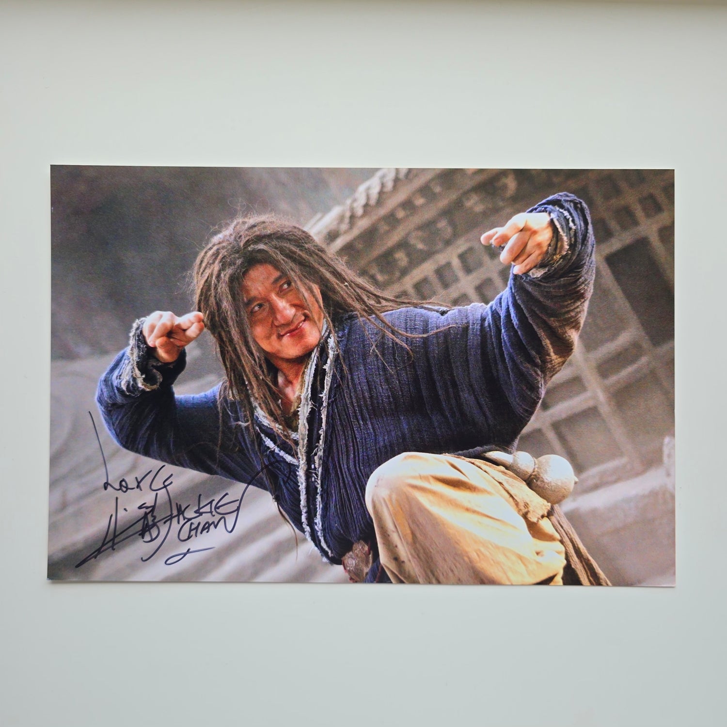 Jackie Chan 20x30 cm Boyutunda Islak İmzalı Fotoğraf (Ömür Boyu COA)