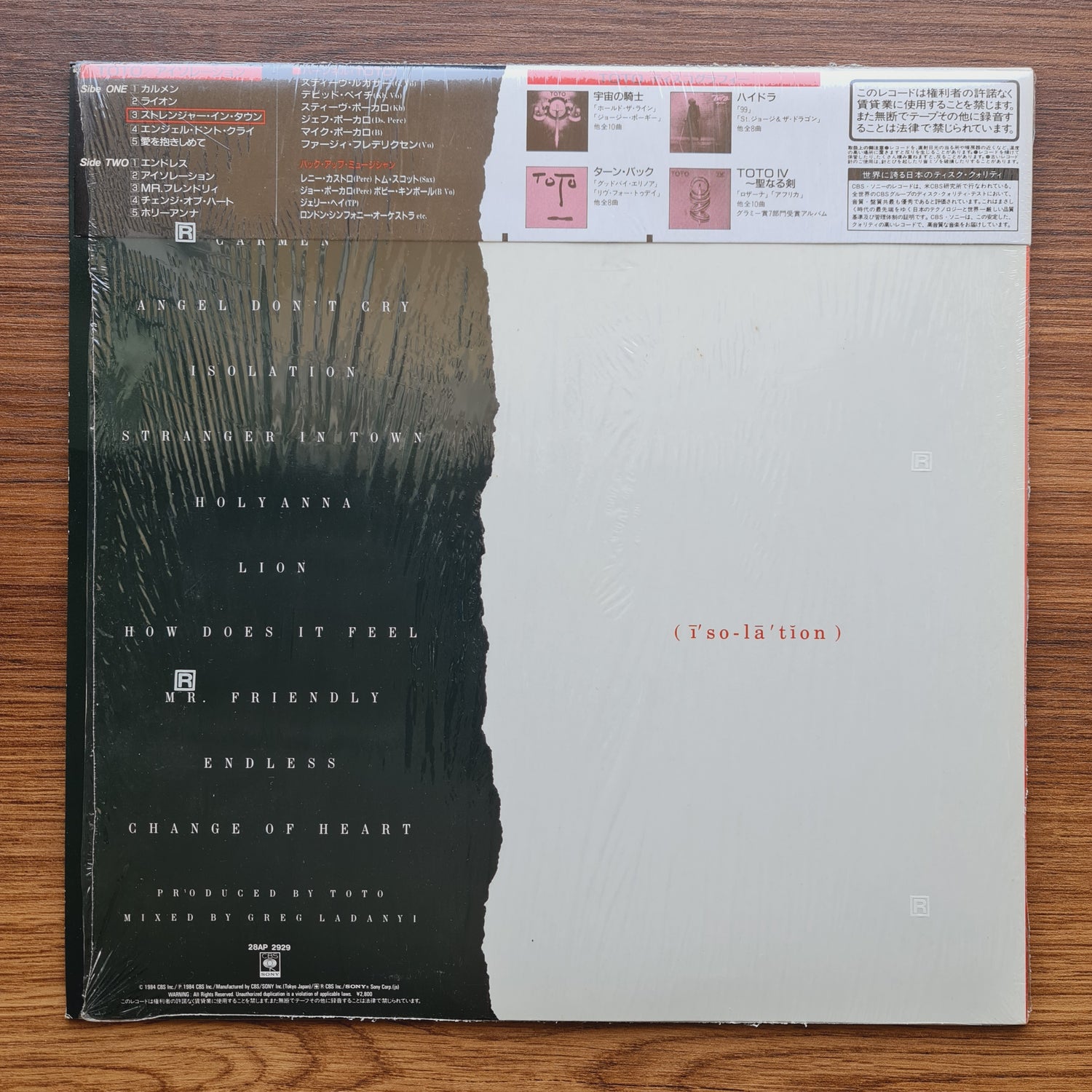 Toto – Isolation