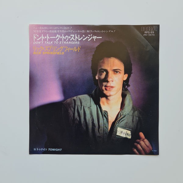 Rick Springfield – Don't Talk To Strangers / Tonight