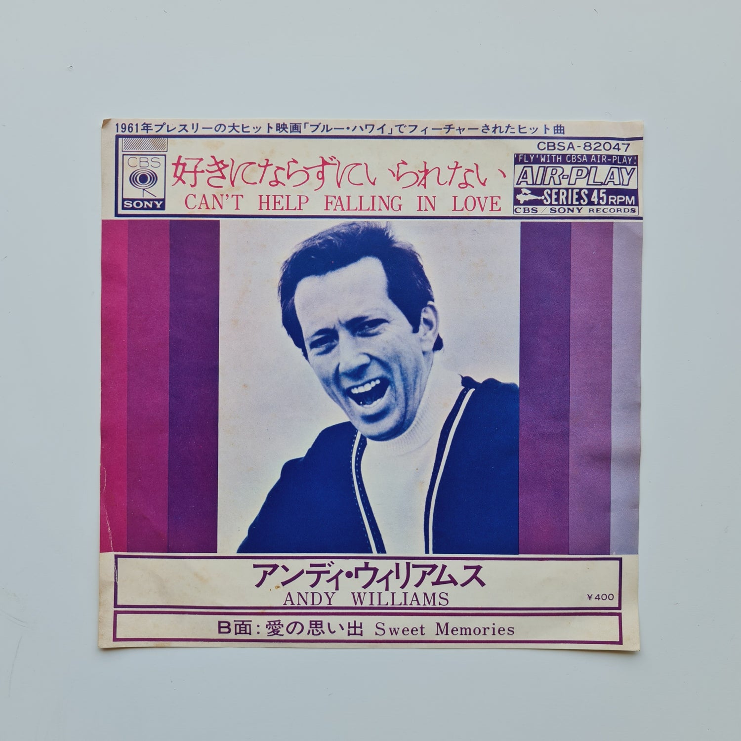 Andy Williams – Can't Help Falling In Love / Sweet Memories