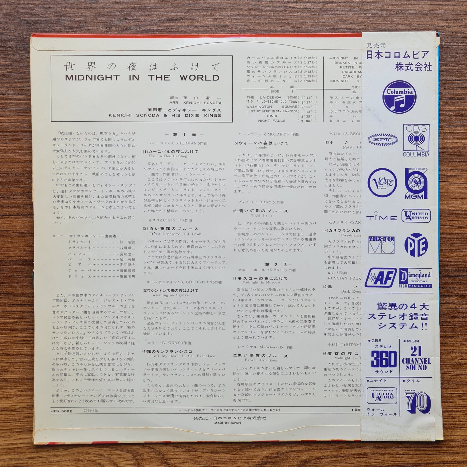 KENICHI SONODA – Midnight In The World