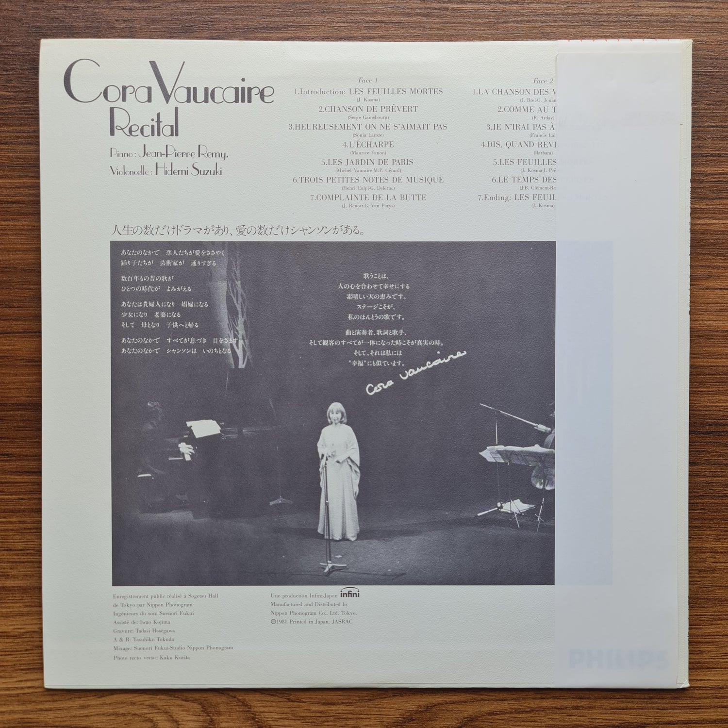 Cora Vaucaire – Recital
