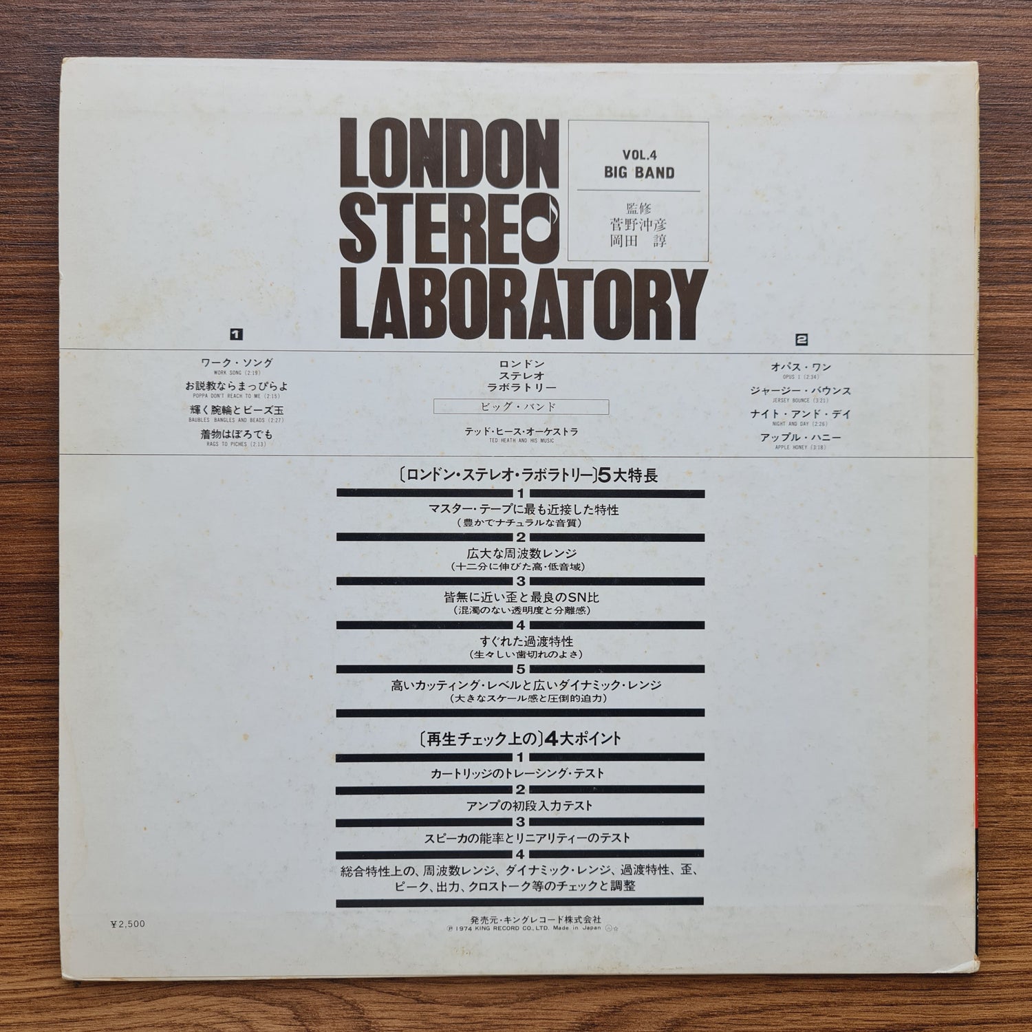 Ted Heath – London Stereo Laboratory Vol.4 Big Band