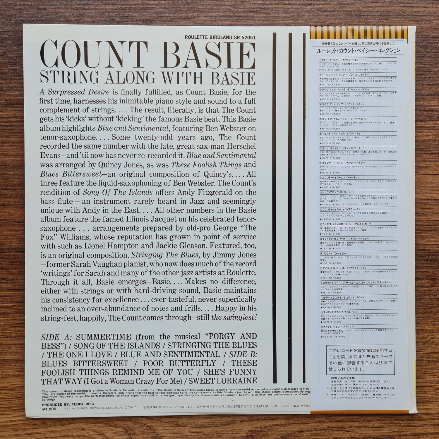Count Basie – String Along With Basie