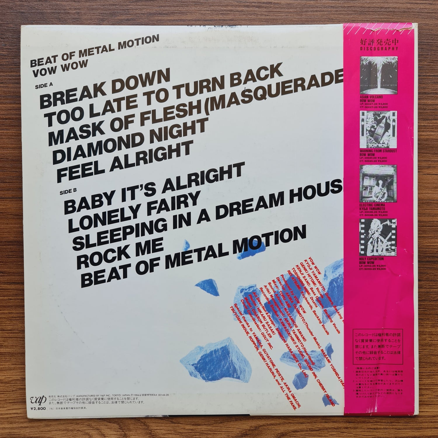 Vow Wow – Beat Of Metal Motion