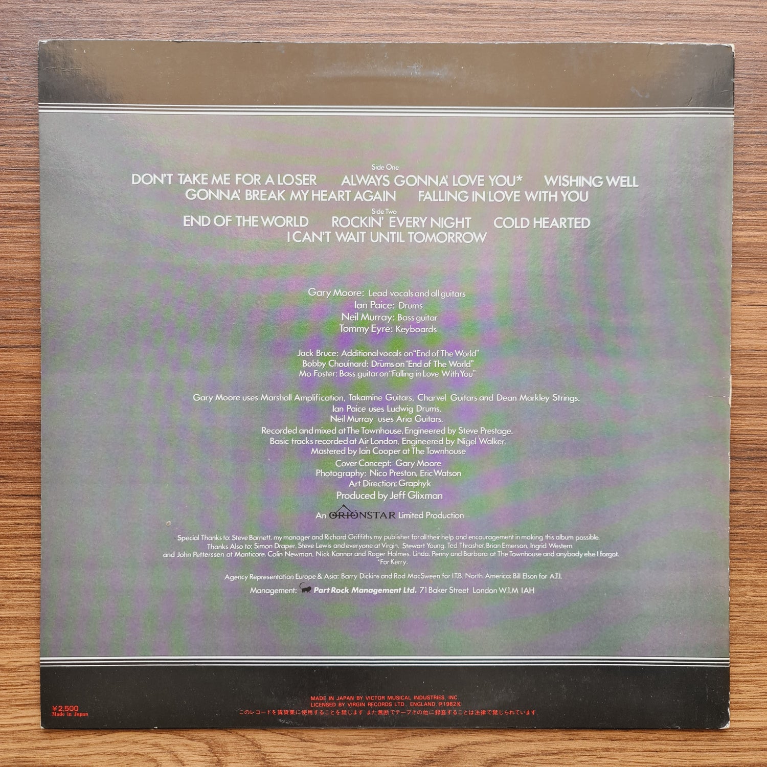 Gary Moore – Corridors Of Power