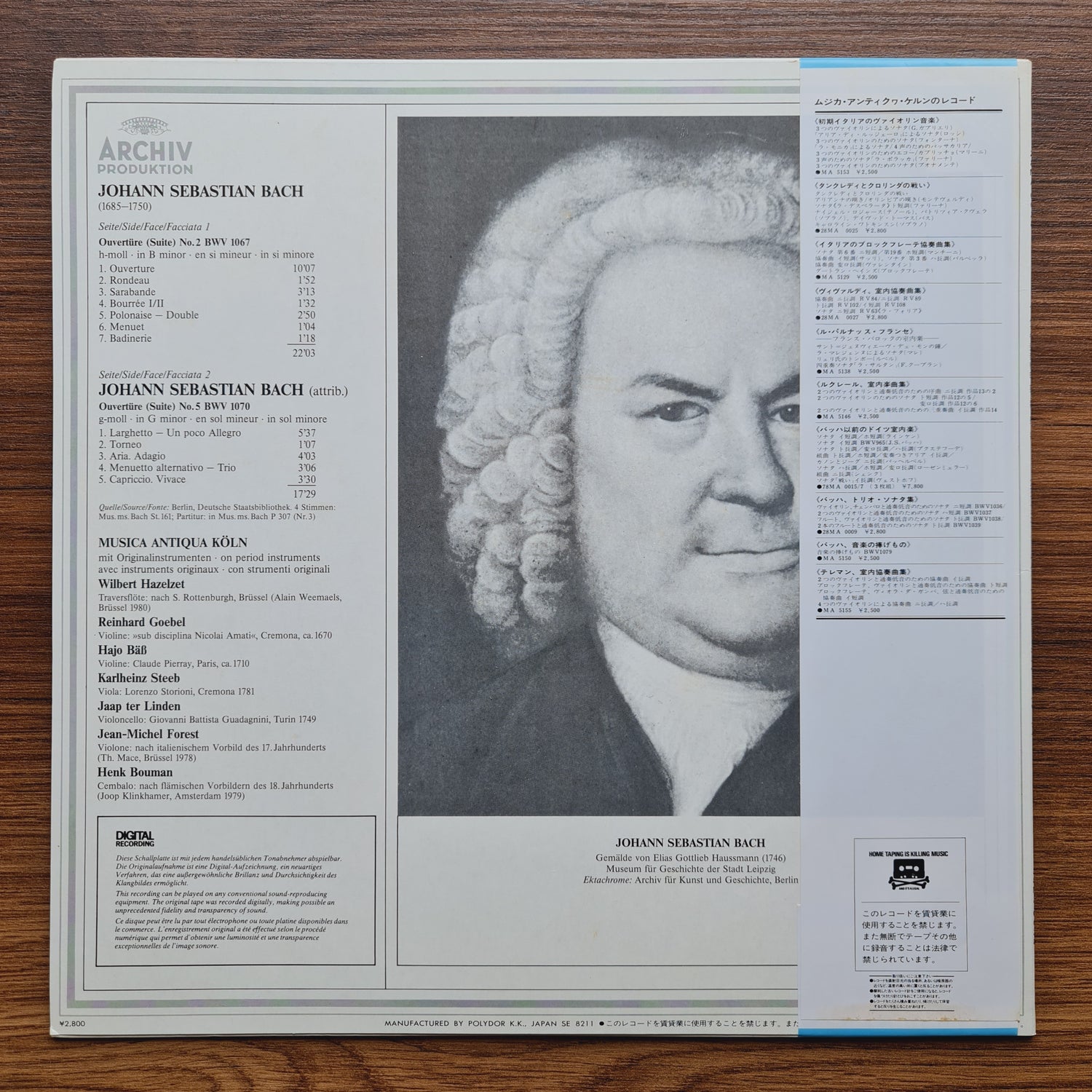 Johann Sebastian Bach, Musica Antiqua Köln, Reinhard Goebel – Ouvertüren-Suites