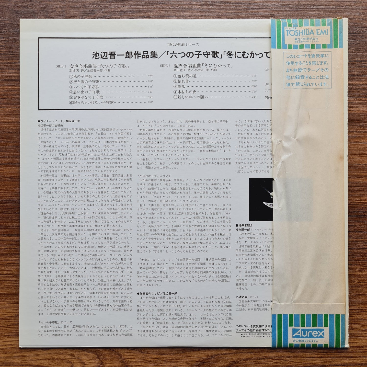 Yoichiro Fukunaga & Shinichiro Ikebe – Bingpin, Banliang, Modern Choral Music