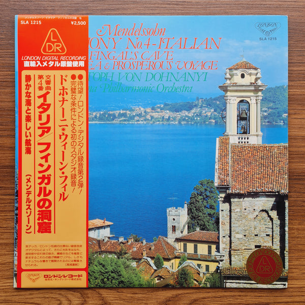 Felix Mendelssohn-Bartholdy, Christoph von Dohnányi, Wiener Philharmoniker – Symphony N° 4 In A Major Op. 90 " Italian "