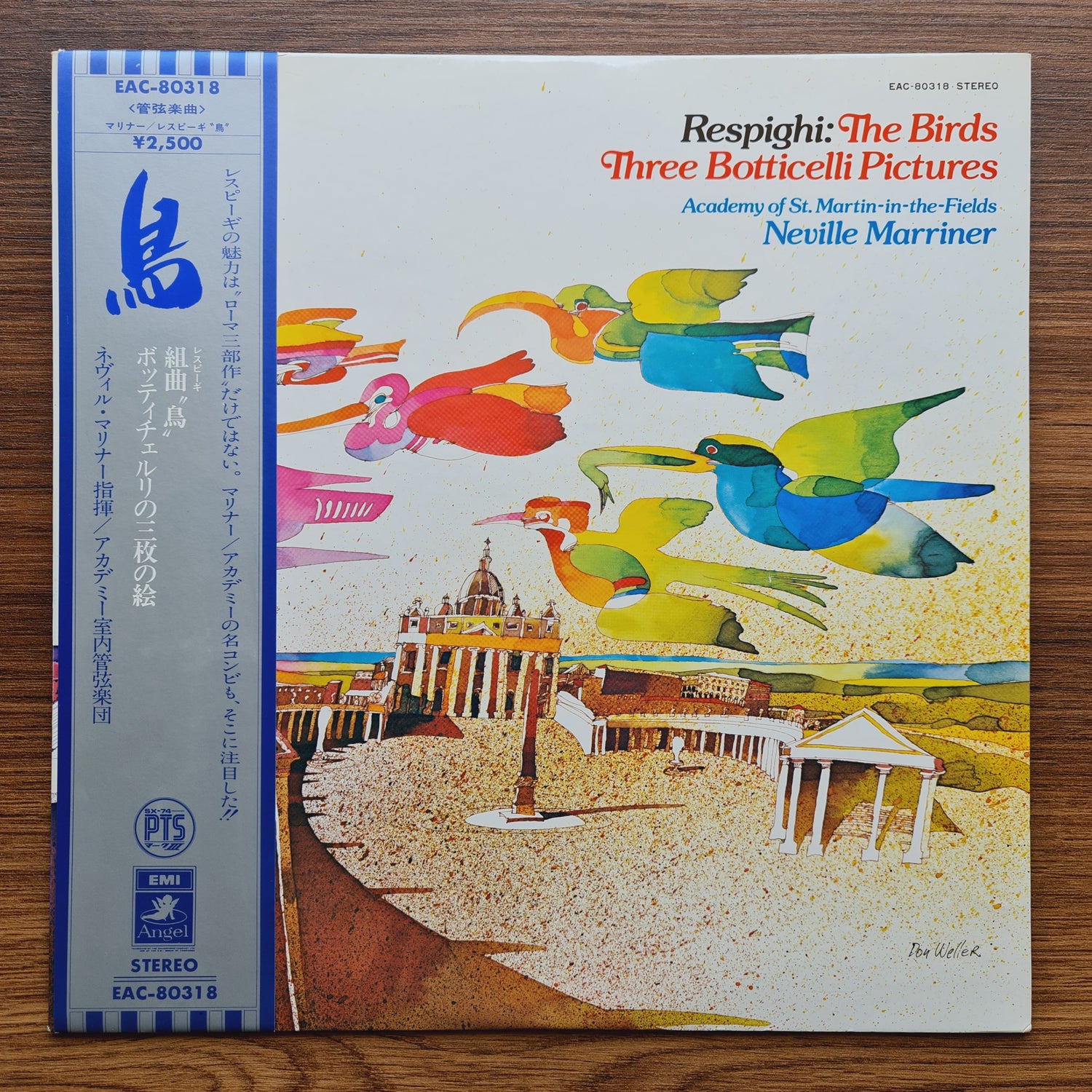 Respighi - Academy Of St. Martin-in-the-Fields, Neville Marriner – The Birds / Three Botticelli Pictures