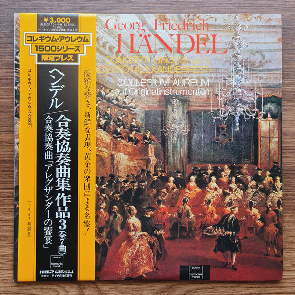 Georg Friedrich Händel, Collegium Aureum – Concerti Grossi, Op. 3 • Concerto "Alexanderfest" - Auf Originalinstrumenten