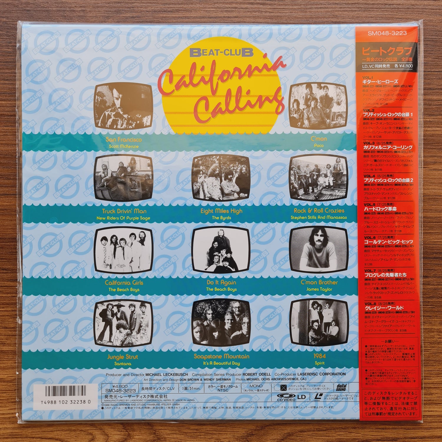Beat Club - California Calling LaserDisc