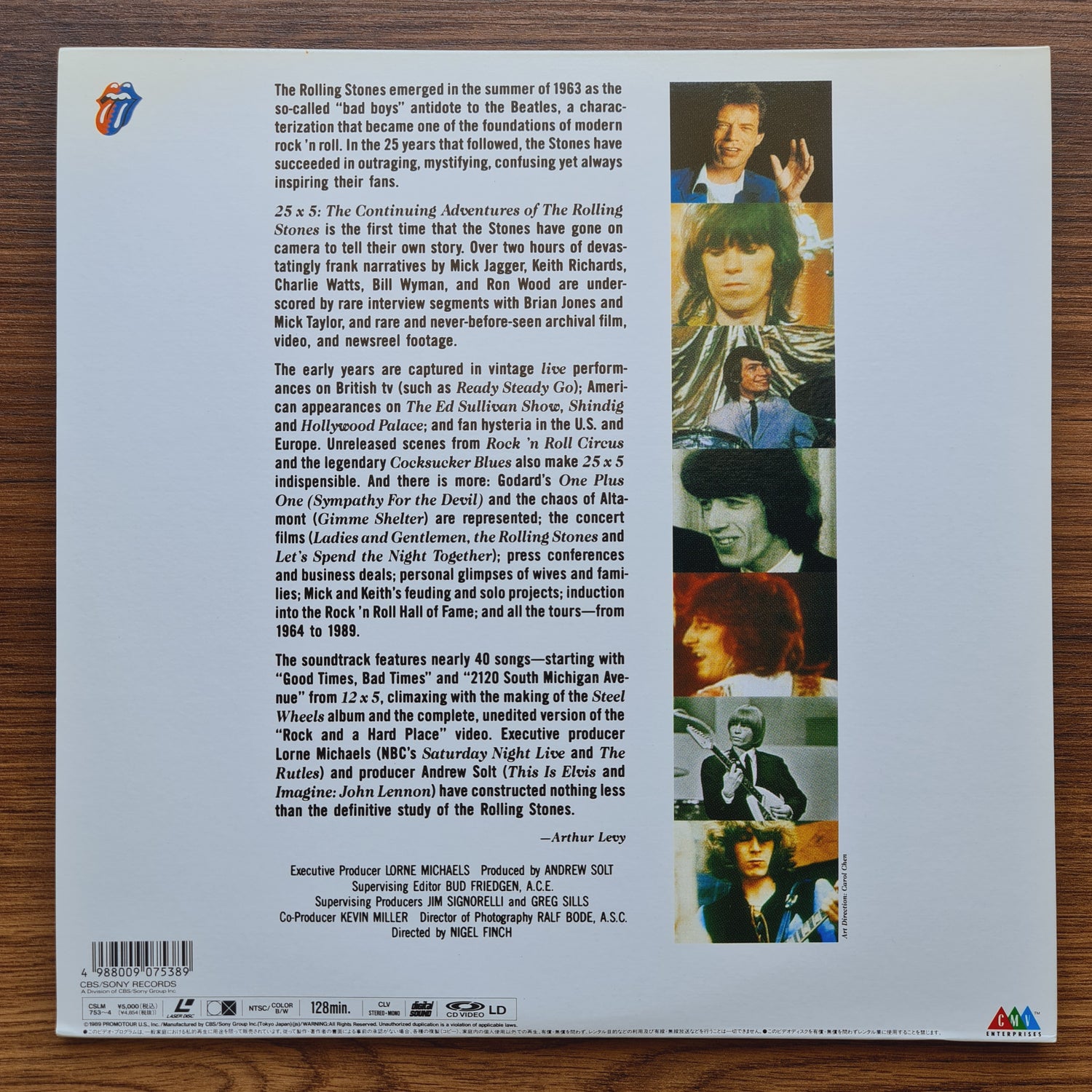 Rolling Stones – Rolling 63-89 LaserDisc