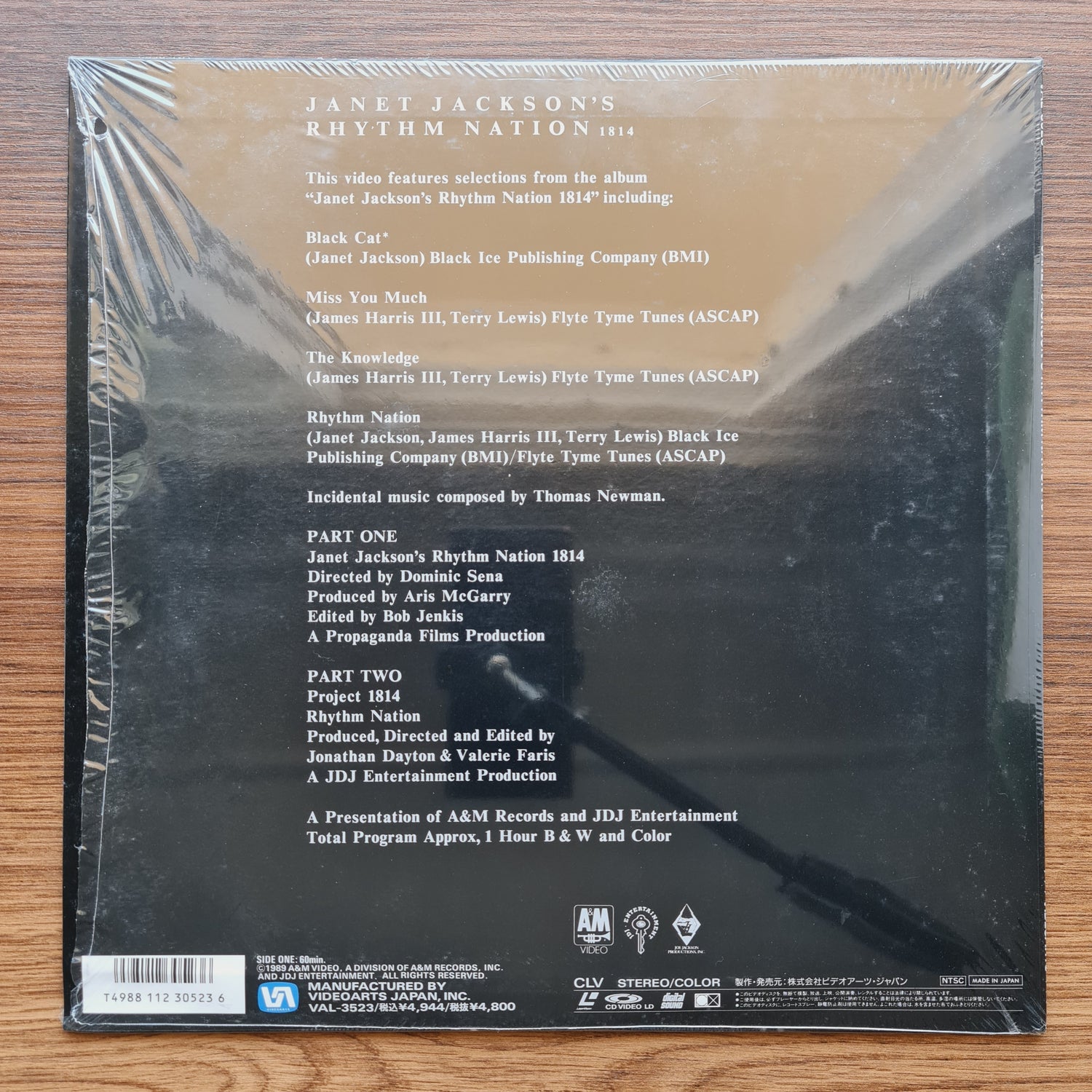 Janet Jackson ‎– Rhythm Nation 1814 LaserDisc