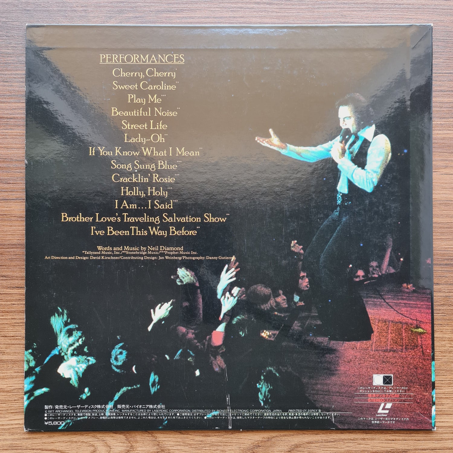 Neil Diamond – Live At The Greek LaserDisc