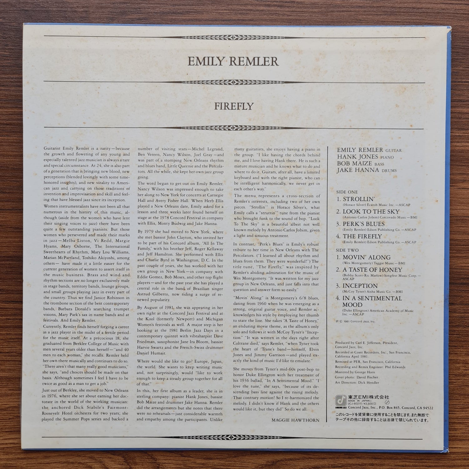 Emily Remler – Firefly