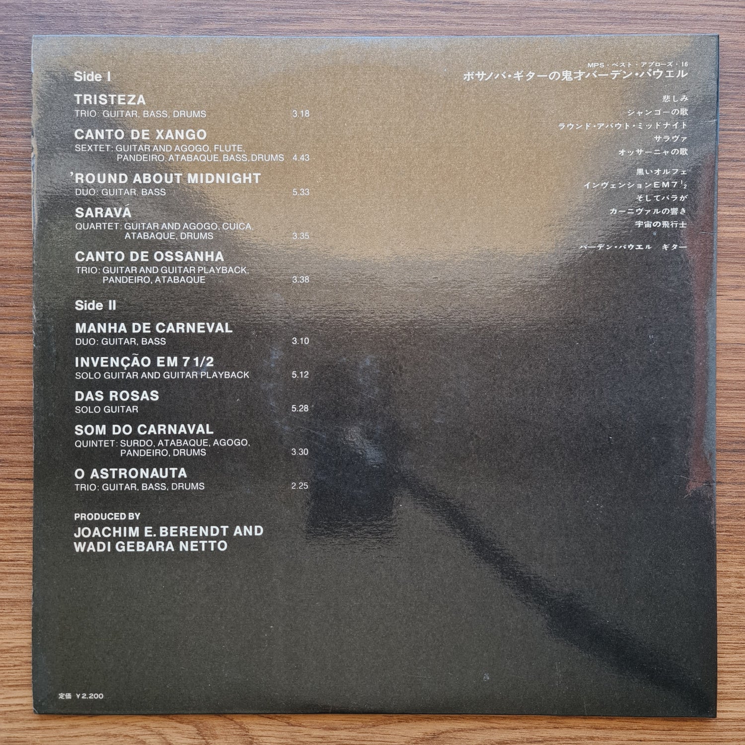 Baden Powell – Tristeza On Guitar