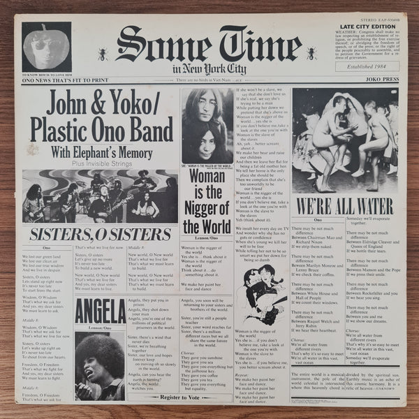 John Lennon & Yoko Ono & Plastic Ono Band – Some Time In New York City