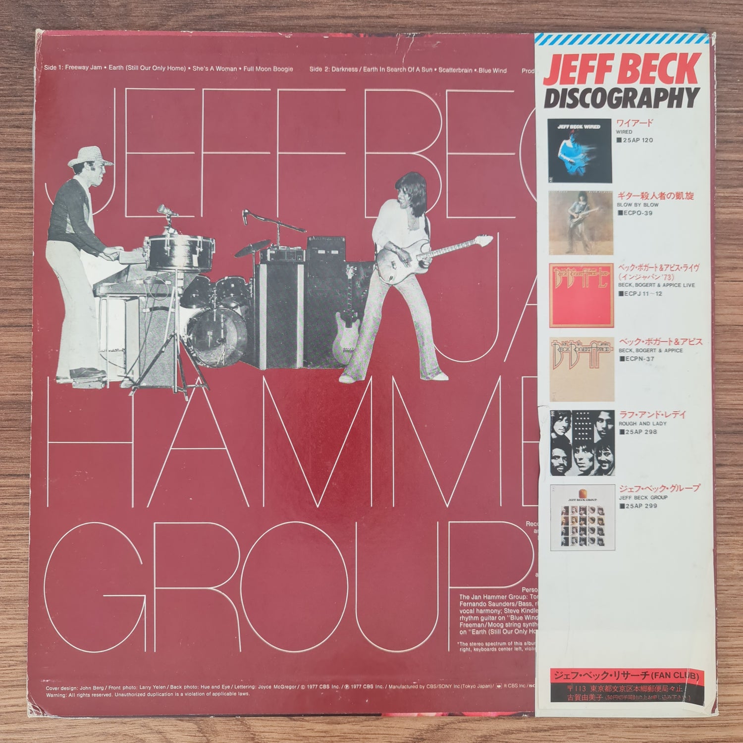 Jeff Beck With The Jan Hammer Group – Live