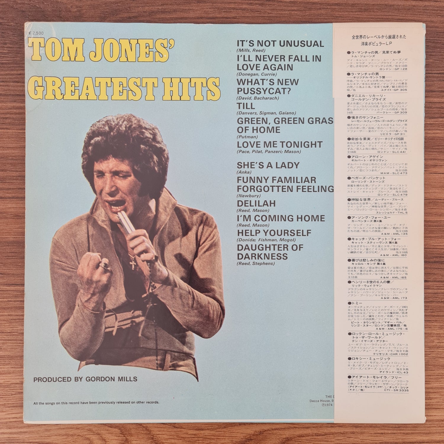 Tom Jones – Tom Jones' Greatest Hits