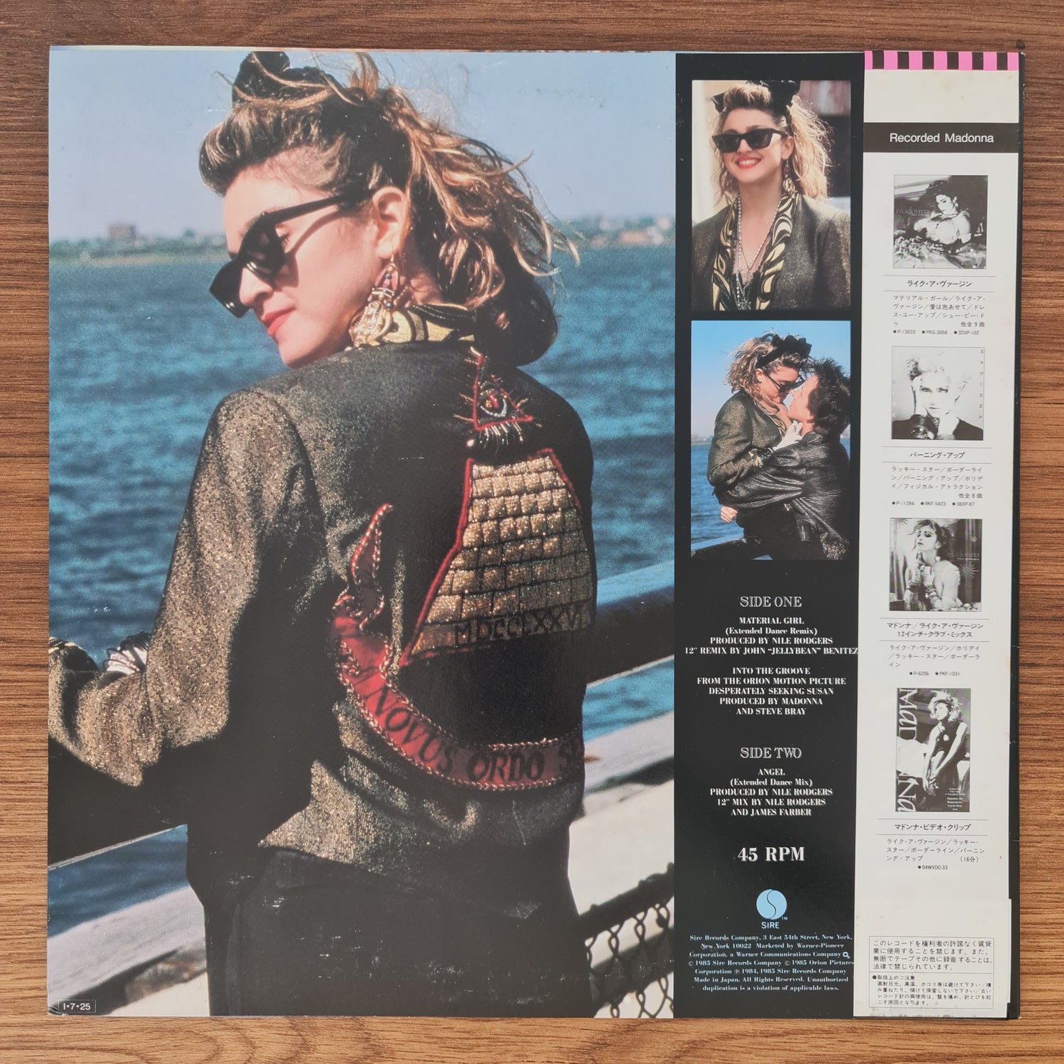 Madonna – Material Girl, Angel And Into The Groove