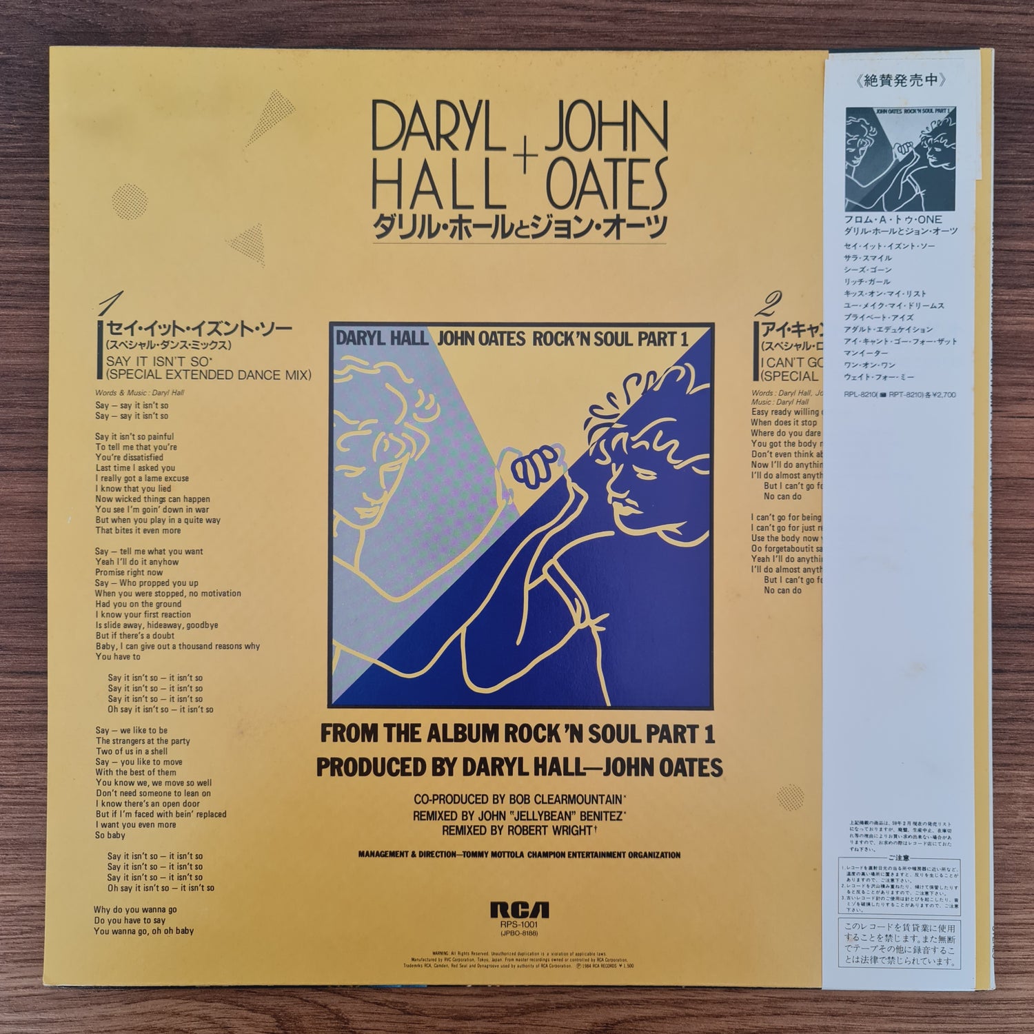 Daryl Hall - John Oates – Say It Isn't So / I Can't Go For That
