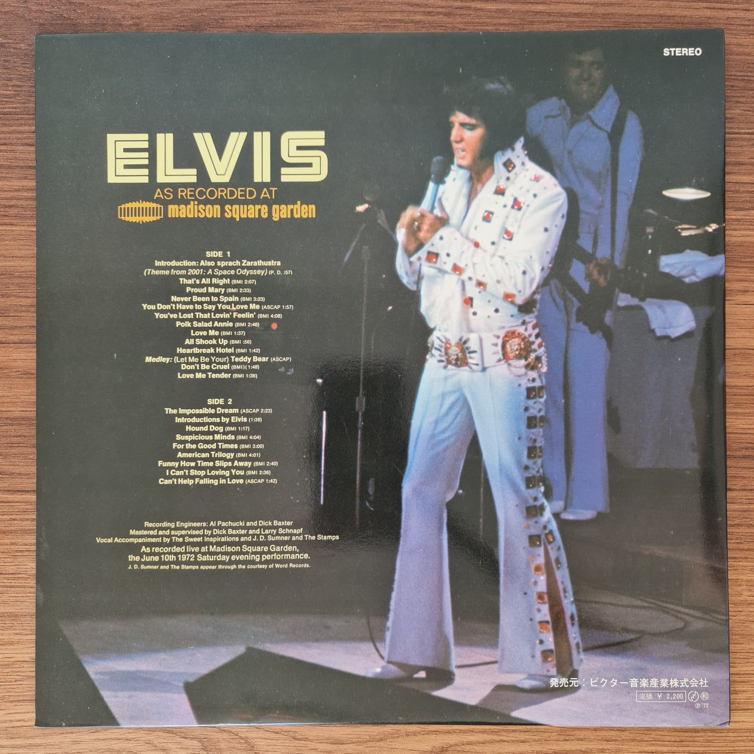 Elvis Presley – Elvis As Recorded At Madison Square Garden
