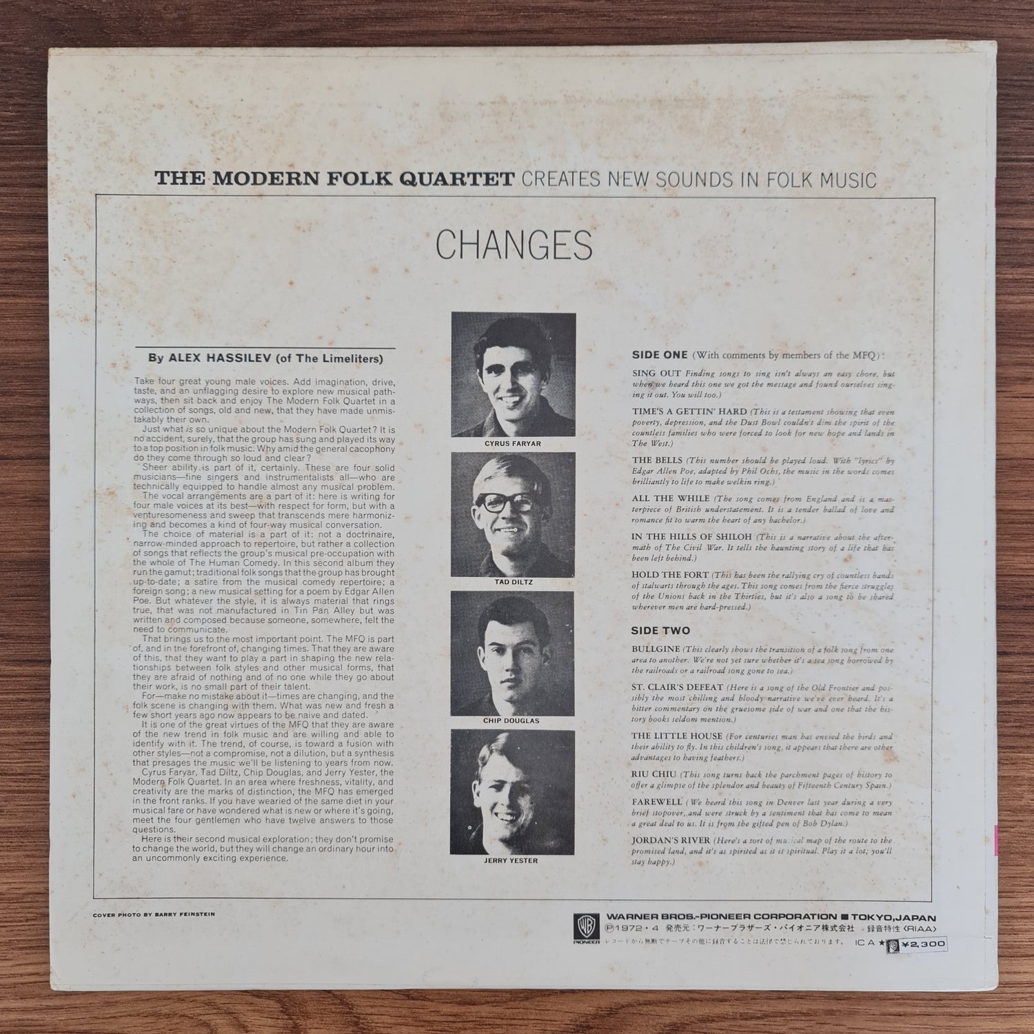 The Modern Folk Quartet – Changes