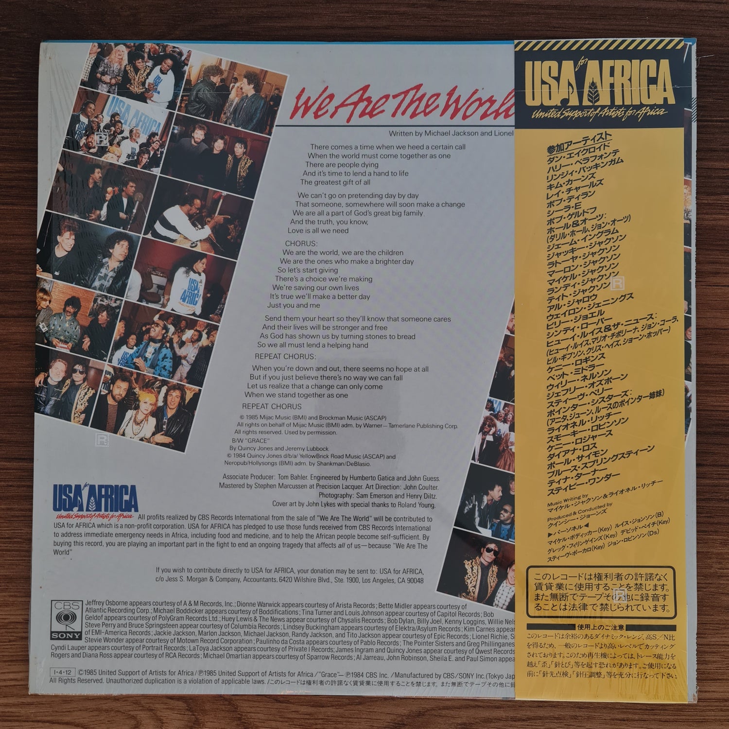 USA For Africa – We Are The World