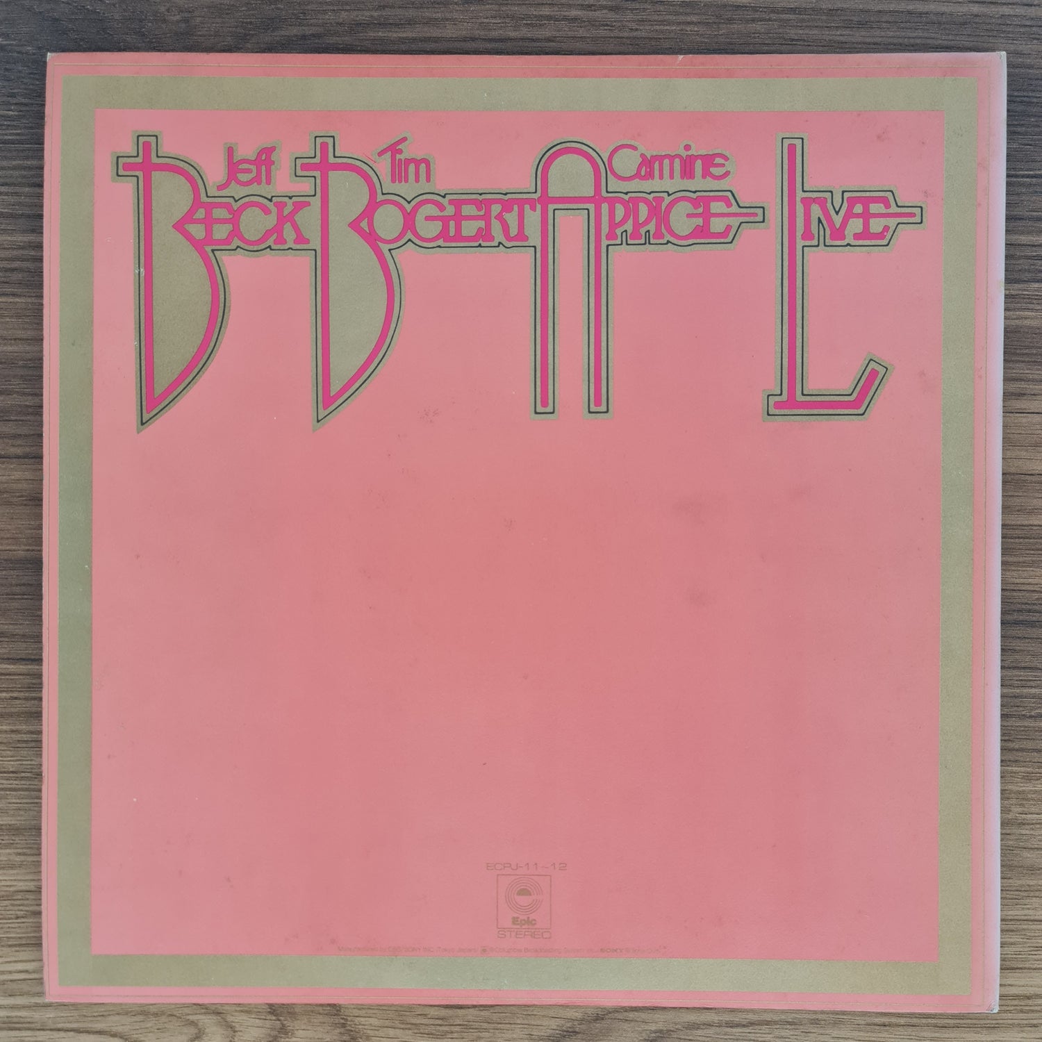 Beck, Bogert & Appice – Beck, Bogert & Appice Live