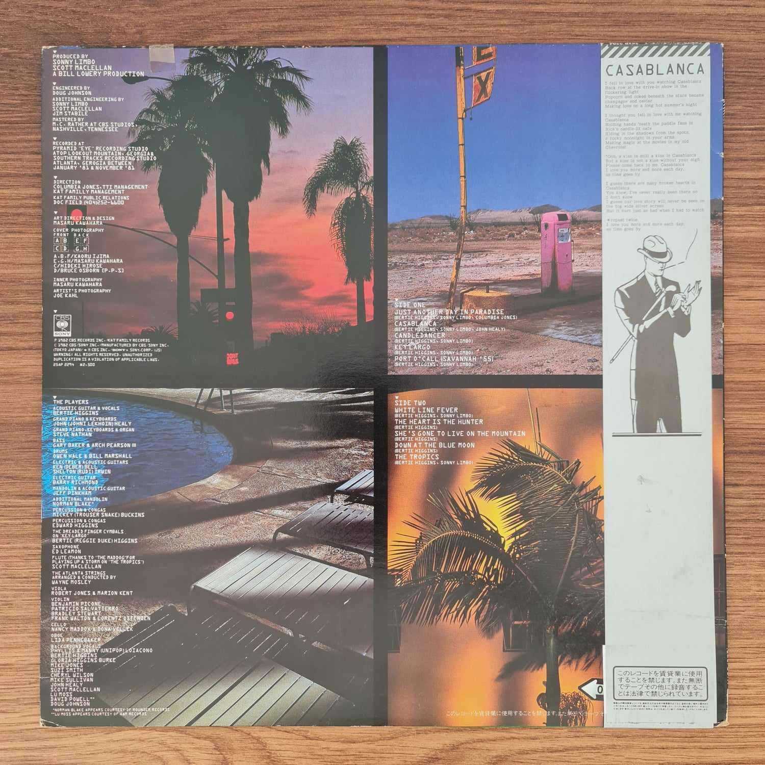 Bertie Higgins – Just Another Day In Paradise