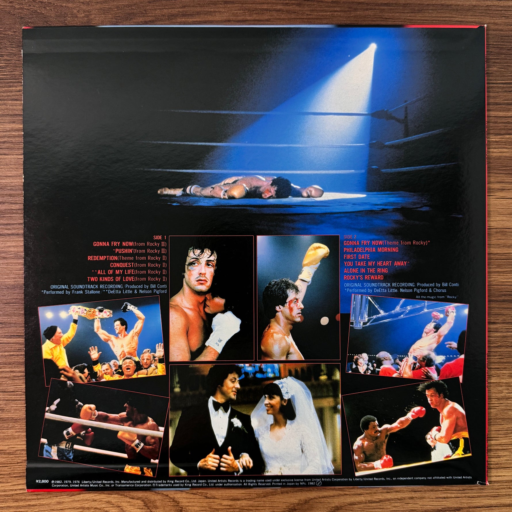 Bill Conti – The Best Of Rocky Original Soundtrack Japan Vinyl