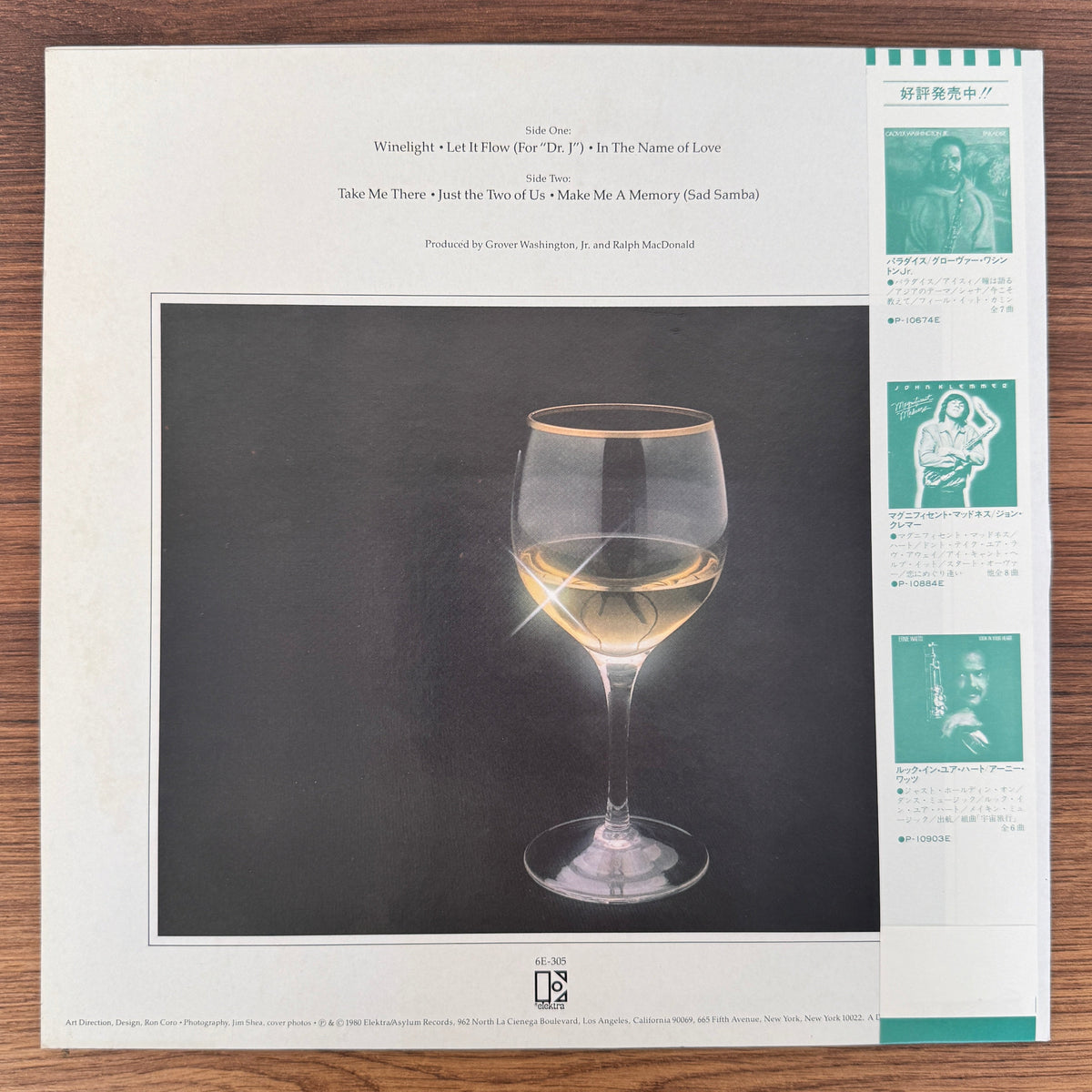 Grover Washington, Jr. – Winelight Japan Vinyl
