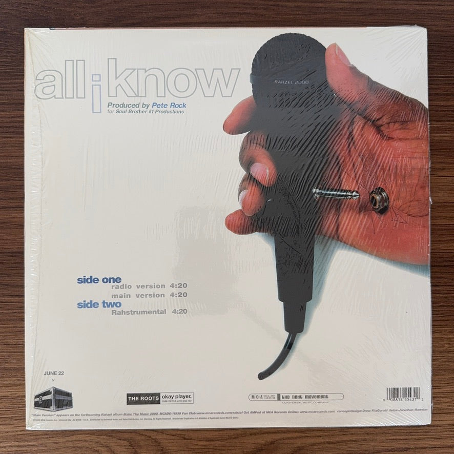 Rahzel – All I Know