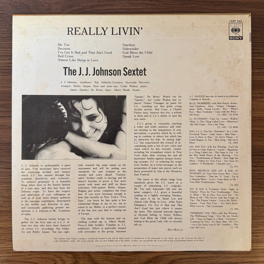 J.J. Johnson Sextet – Really Livin'