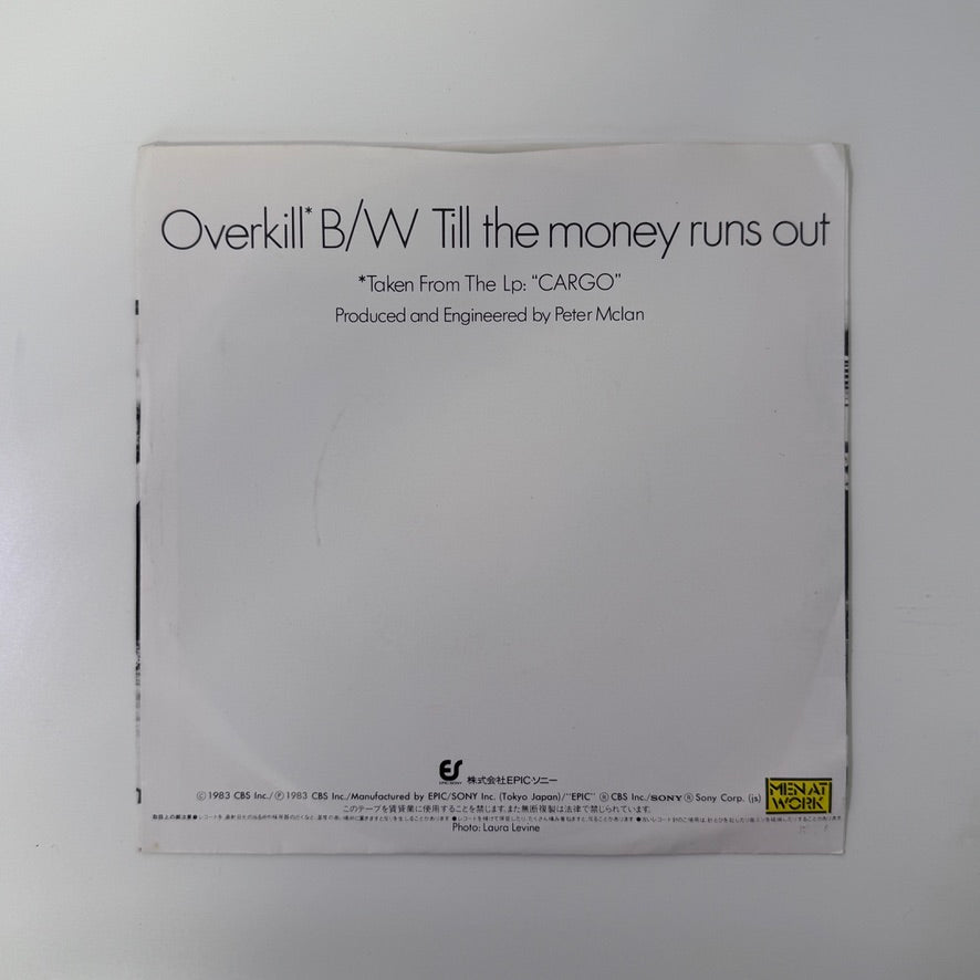 Men At Work – Overkill / Till The Money Runs Out