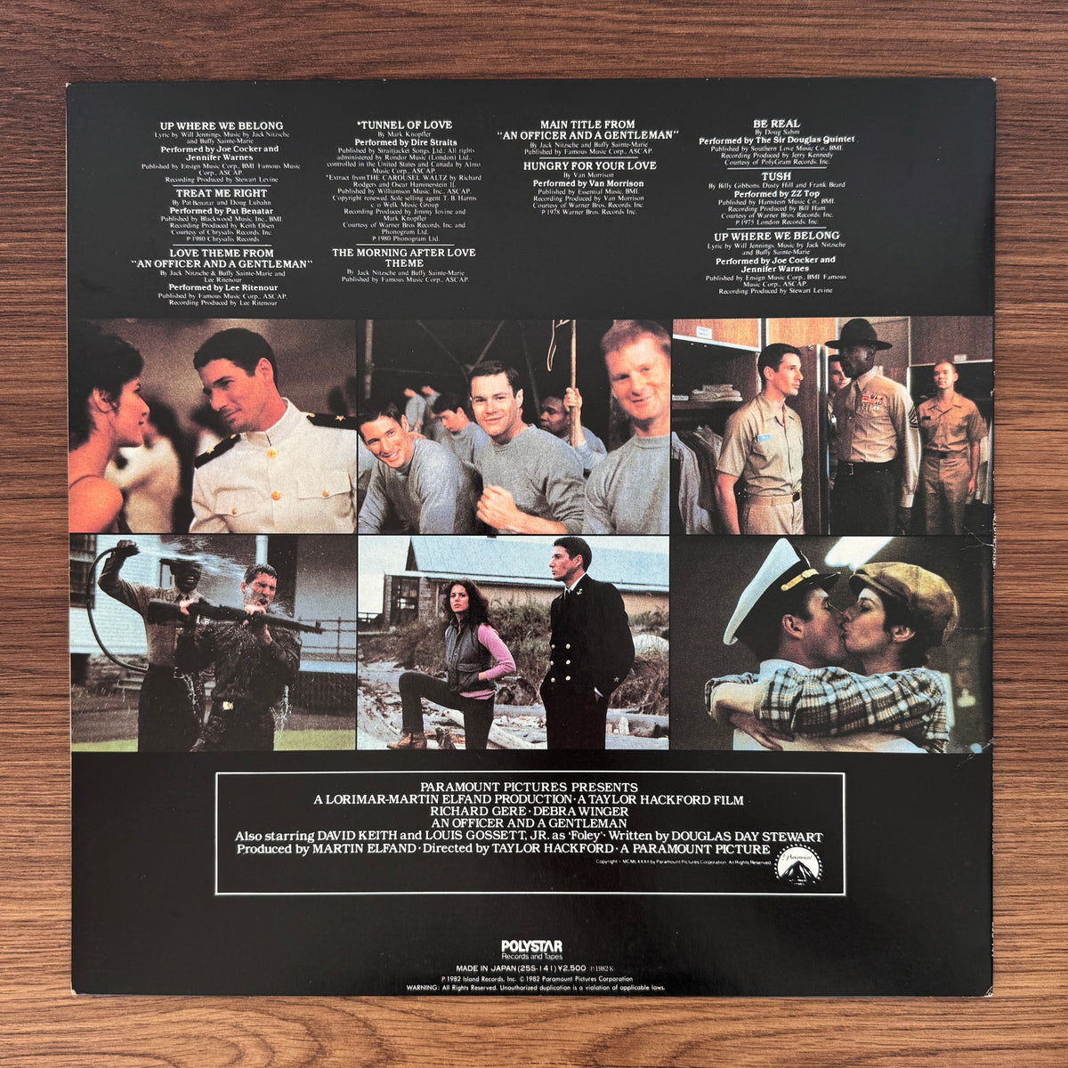 An Officer And A Gentleman Soundtrack Japan Vinyl
