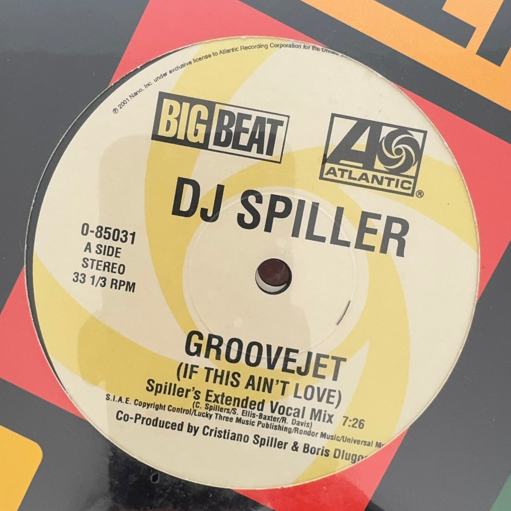 DJ Spiller – Groovejet (If This Ain't Love) Japan Vinyl