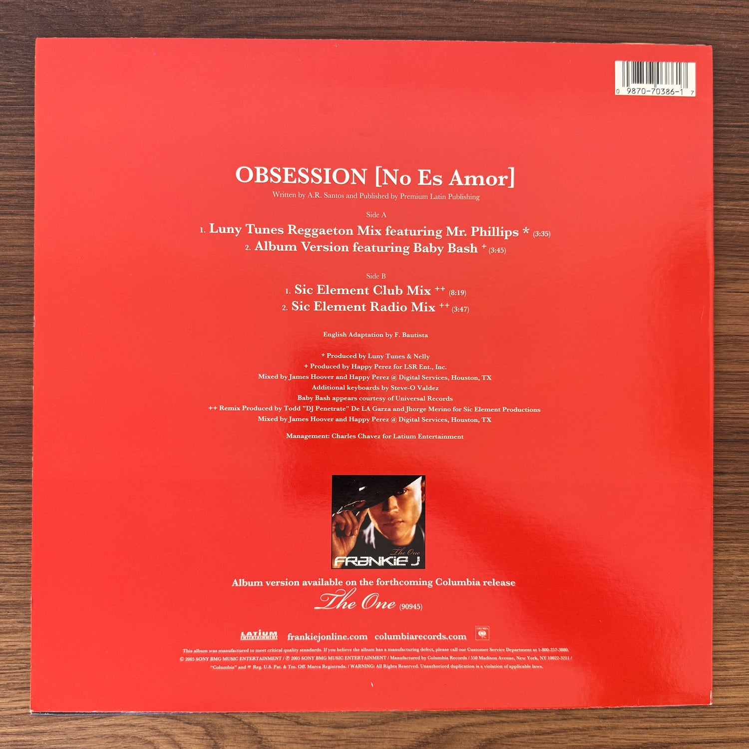 Frankie J. – Obsession (No Es Amor)