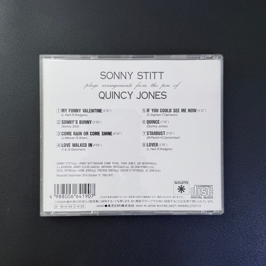 Sonny Stitt – Sonny Stitt Plays Arrangements From The Pen Of Quincy Jones CD