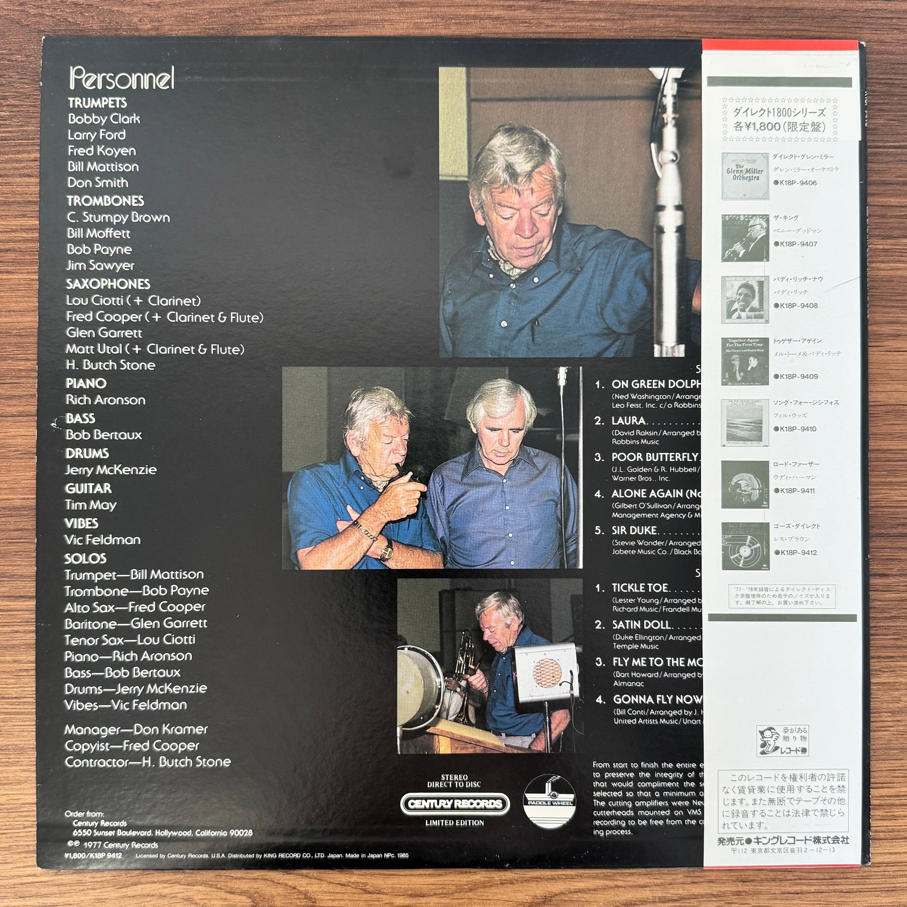 Les Brown And His Band Of Renown – Goes Direct To Disc Japan Vinyl