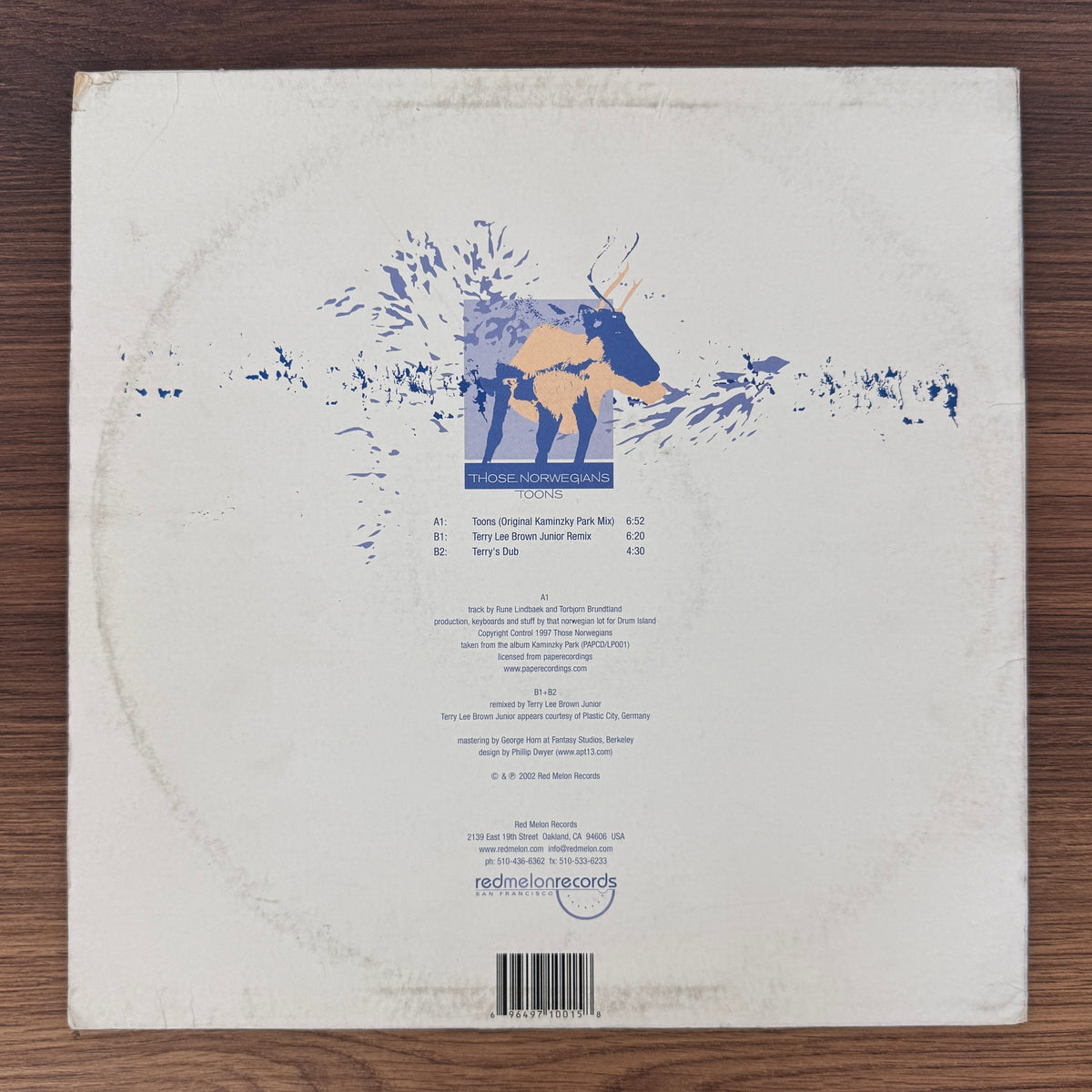 Those Norwegians – Toons (Terry Lee Brown Junior Remixes) Japan Vinyl