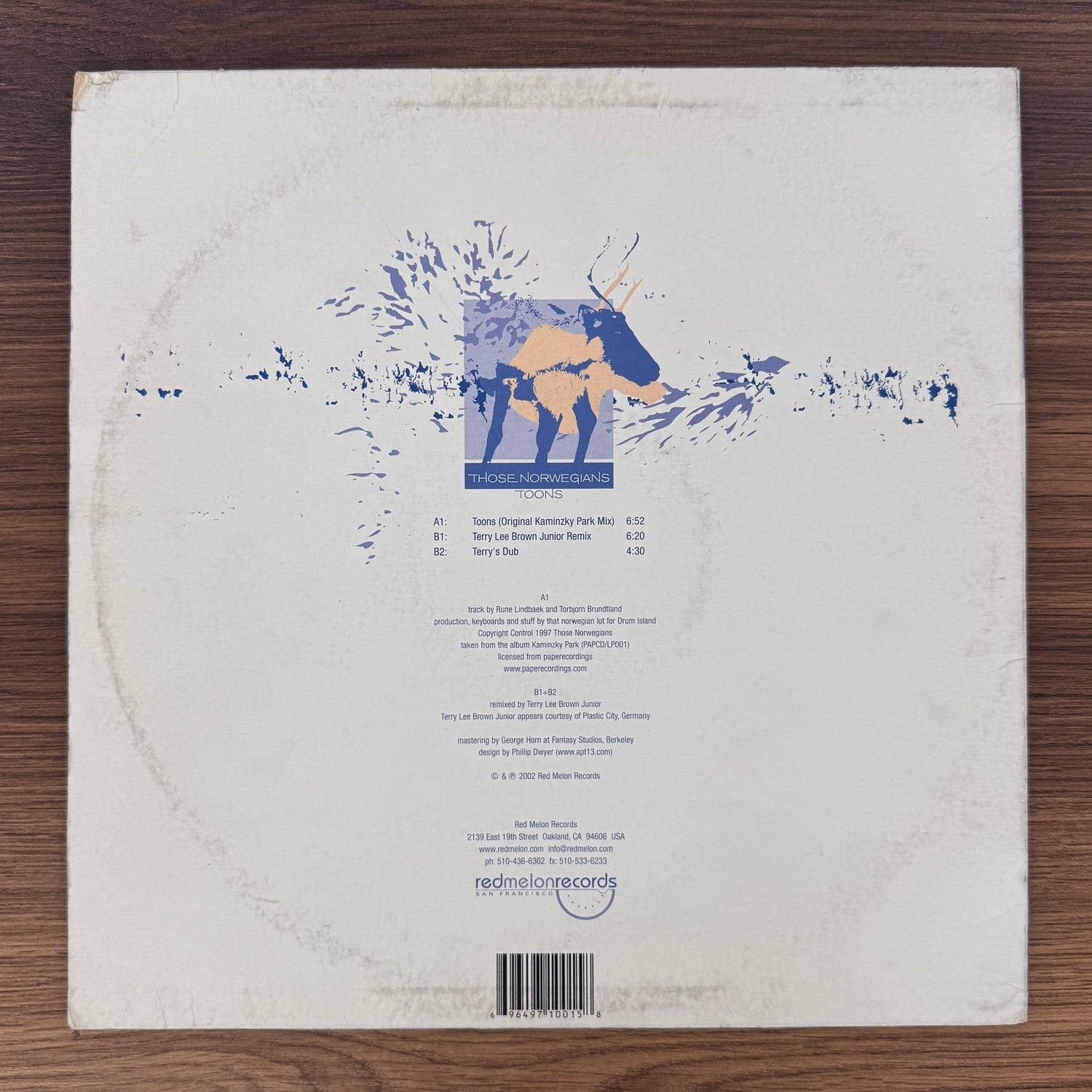 Those Norwegians – Toons (Terry Lee Brown Junior Remixes) Japan Vinyl