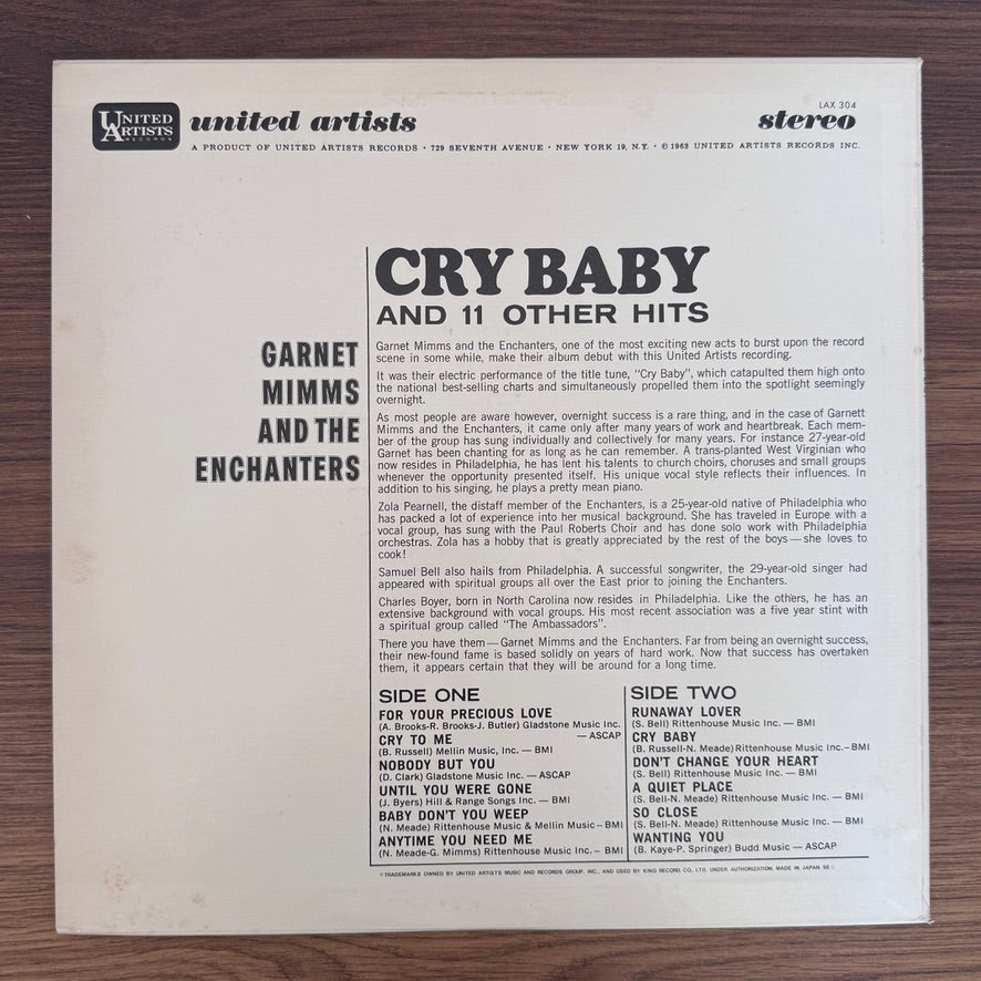 Garnet Mimms And The Enchanters – Cry Baby And 11 Other Hits