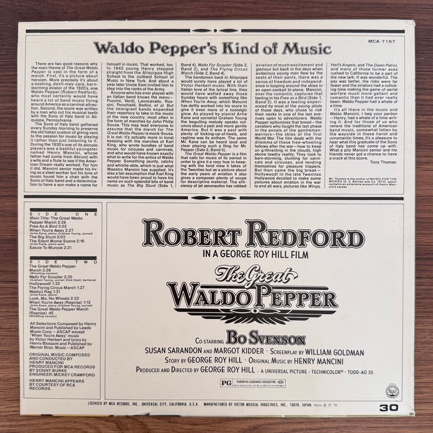 Henry Mancini – The Great Waldo Pepper Original Soundtrack