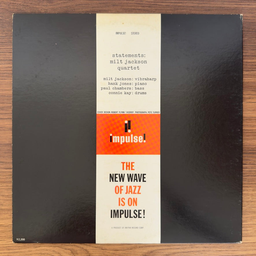 Milt Jackson Quartet – Statements