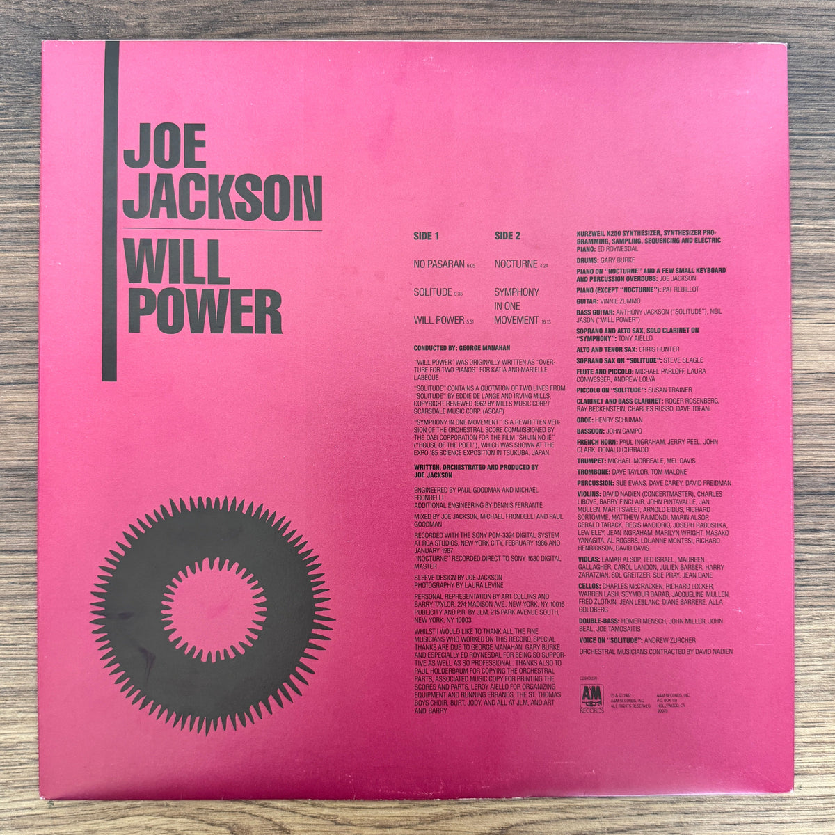 Joe Jackson – Will Power Japan Vinyl